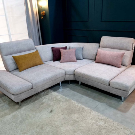 렌탈(소유권이전) 퍼니챗 샤르니 조야원단 4인용 패브릭 코너형 스윙소파 (올 아이보리) 퍼니챗4인용코너형소파올아이보리 렌탈 상품 대표 이미지