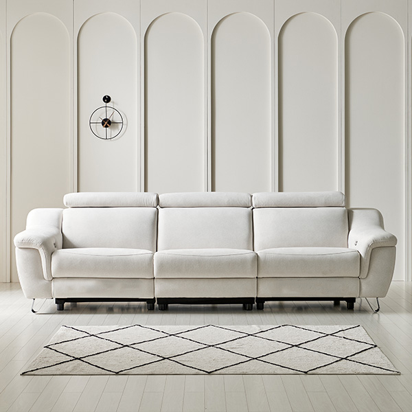 클락 4인 리클라이너_콘솔미포함 헨지디자인 클락 4인 리클라이너 소파 (2방석 리클라이너) 콘솔 미포함 렌탈 상품 대표 이미지