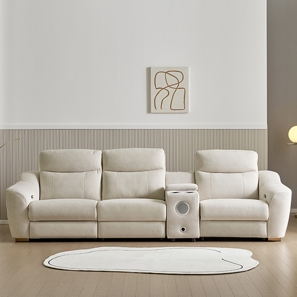 렌탈(소유권이전) 헨지디자인 카프리 4인 리클라이너 소파 (2방석 리클라이너) 콘솔 포함 카프리 4인 리클라이너_콘솔 렌탈 상품 대표 이미지