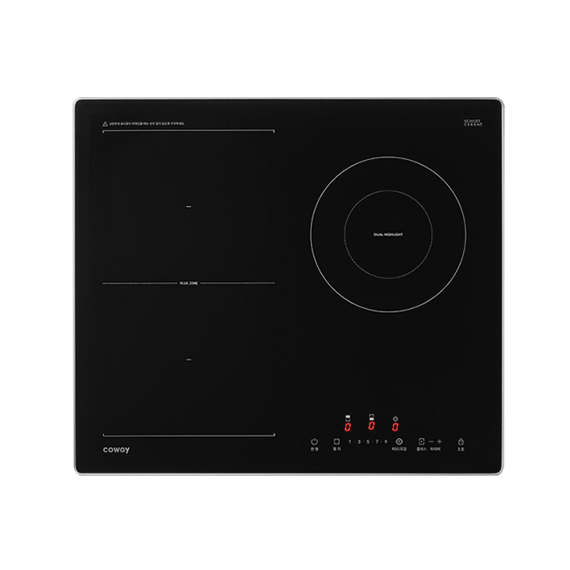 렌탈(소유권이전) 코웨이 프라임S 인덕션 2구(플러스존) 하이라이트 1구(듀얼) (CHR-04) 36개월차 방문관리 CHR-04_36개월 렌탈 상품 대표 이미지