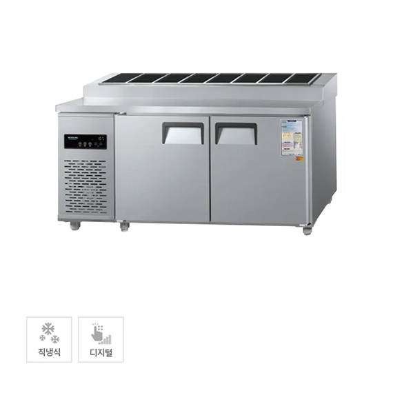 렌탈(소유권이전) 그랜드우성 직냉식 김밥 냉장고 370L (내부스텐) (CWSM-150RBT(K)) CWSM-150RBT_내부스텐 (K) 렌탈 상품 대표 이미지