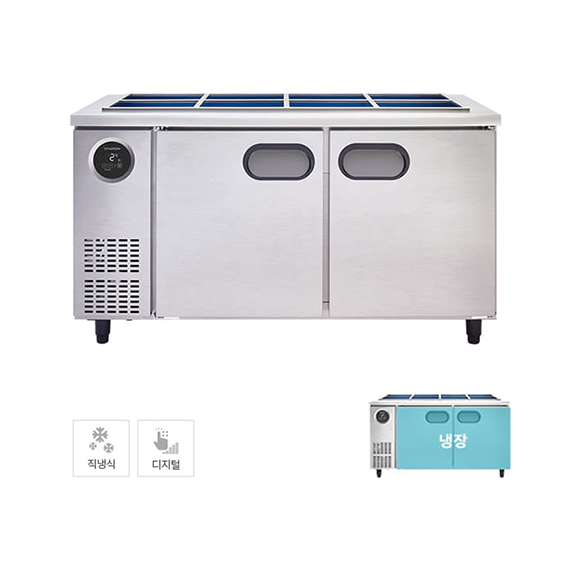 렌탈(소유권이전) 스타리온 직냉식 1500 반찬 냉장고 396L (내부스텐) (SR-V15EIEMC) SR-V15EIEMC 렌탈 상품 대표 이미지