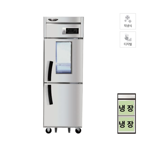 렌탈(소유권이전) 라셀르 업소용 직냉식 유리도어 냉장고 600L급 (LD-625R-1G) (올스텐) LD-625R-1G 렌탈 상품 대표 이미지