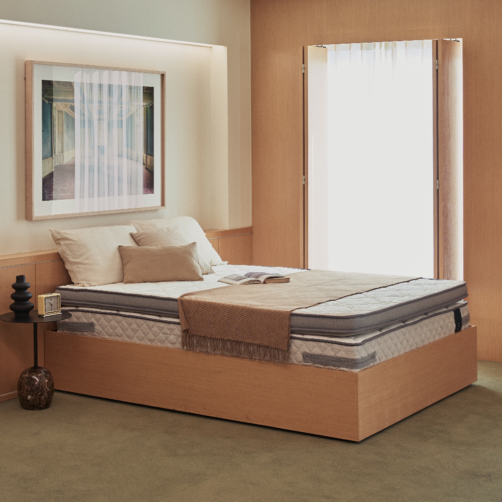 한국갤러리 오모 침대 세트 LK (침대프레임+스위트 매트리스) 렌탈 상품 대표 이미지