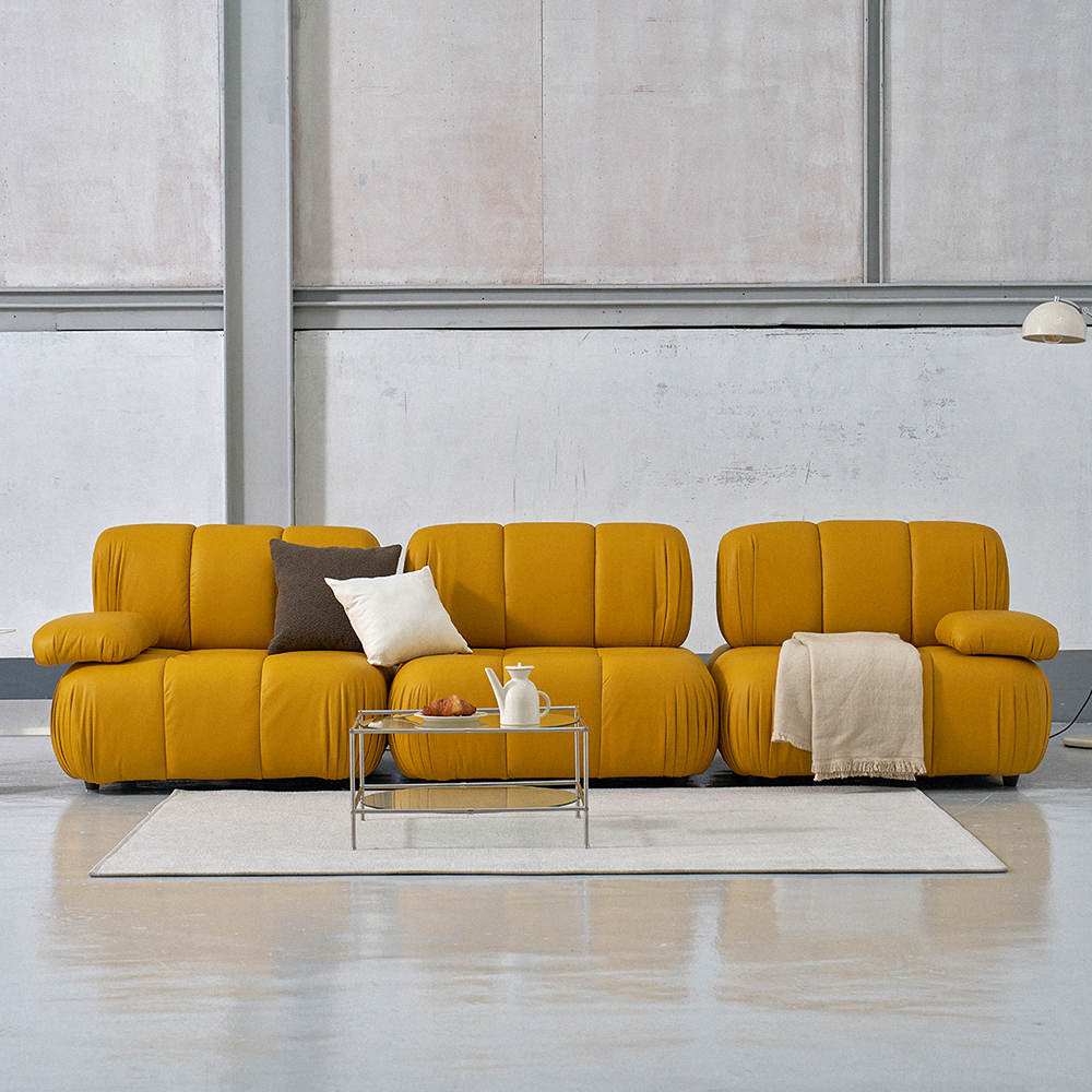 렌탈(소유권이전) 핸슨코리아 아말피 리클라이너소파 (4인용) (프로스트 or 옐로우) 아말피 리클라이너소파(4인용) 렌탈 상품 대표 이미지