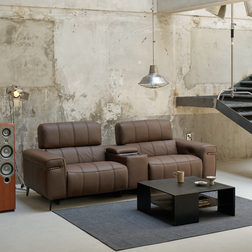 렌탈(소유권이전) 핸슨코리아 바리 시네마 리클라이너 소파 (2인용) (카카오브라운) 바리 시네마 리클라이너소파(2인용) 렌탈 상품 대표 이미지