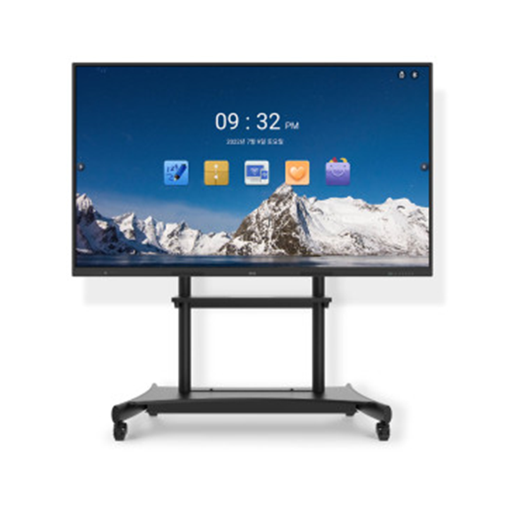 PB8622IU 프리즘코리아 4K UHD 스마트 전자칠판 86인치 9.0 + 이동형 브라켓 포함 PB8622IU 렌탈 상품 이미지