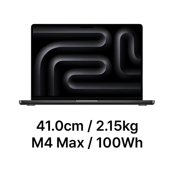 MX303KH/A 애플 APPLE 2025 MAC 맥북프로16 M4 Max 14core 32GPU 36GB 1TB 블랙 (MX303KHA) 렌탈 상품 대표 이미지