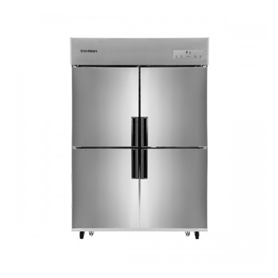 렌탈(소유권이전) 스타리온 업소용냉장고 직냉식 올냉장 다크그레이 스텐레스 유광메탈 냉장고 (SR-C45EI) 병꽃이 미적용 SR-C45EI 렌탈 상품 대표 이미지