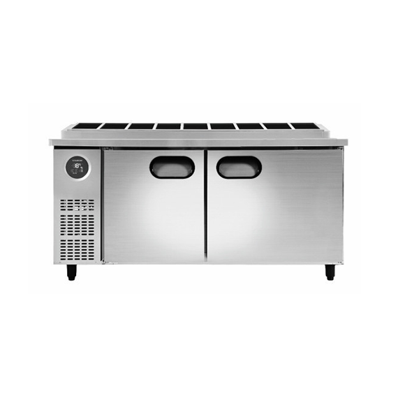 렌탈(소유권이전) 스타리온 업소용김밥냉장고 김밥(토핑) 1800 1 4밧드 실버그레이 스텐레스 (SR-G18ESEVH) SR-G18ESEVH 렌탈 상품 대표 이미지