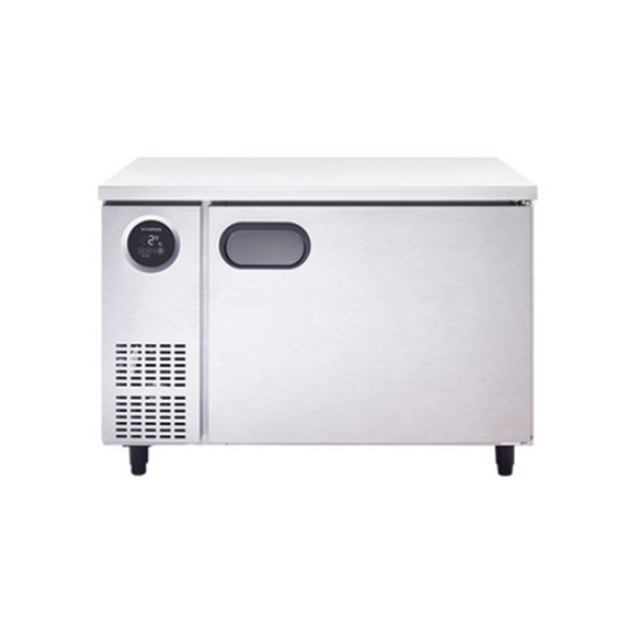 렌탈(소유권이전) 스타리온 업소용냉장고 테이블(냉장) 1200 다크그레이 스텐레스 유광메탈 (SR-T12EIEMC) SR-T12EIEMC 렌탈 상품 대표 이미지