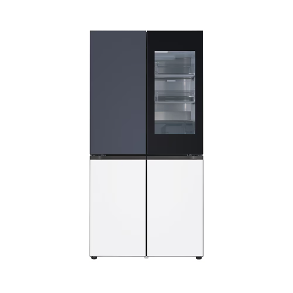 렌탈(소유권이전) LG 디오스 오브제컬렉션 STEM 베이직 냉장고 상냉장 빌트인 노크온 (메탈) 네이비 에센스화이트 (상-하) (M626MNQ352S) 방문관리 M626MNQ352S_LG케어 렌탈 상품 대표 이미지
