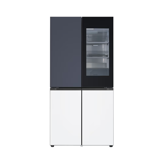 렌탈(소유권이전) LG 냉장고 상냉장 빌트인 노크온 (메탈) 네이비 에센스화이트 (상-하) (M626MNQ332S) 방문관리 M626MNQ332S_LG케어 렌탈 상품 대표 이미지