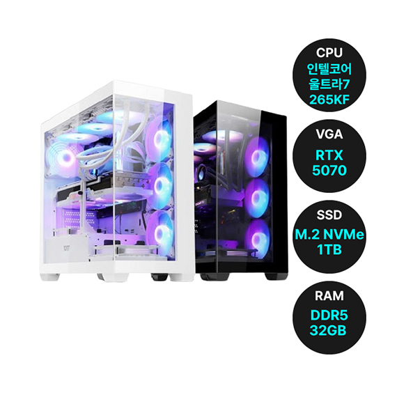 WP-265C32G1T57 위더스컴퓨터 PC 위드프리 인텔 (WP-265C32G1T57) (화이트 or 블랙) 렌탈 상품 대표 이미지