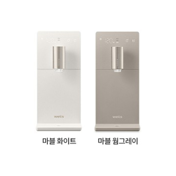 렌탈(소유권이전) 웰스 슬림원 냉온정수기 (마블화이트 or 그레이) 6개월 택배발송 12개월 방문관리 (WS672MWA) WS672MGA_WS672MWA 6개월택배_12개월방문 렌탈 상품 대표 이미지