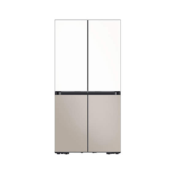 삼성 4도어 냉장고 Bespoke (fixed) 키친핏 640L (RM70F63R2XJ) 새틴화이트 새틴베이지 렌탈 상품 대표 이미지