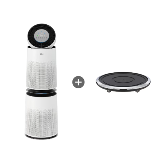 렌탈(소유권이전) LG 공기청정기 360 플러스 2단 28평 (AS285DWWAM) 3개월 방문관리(프리미엄) AS285DWWAM (프리미엄) 3개월_LG케어 렌탈 상품 대표 이미지