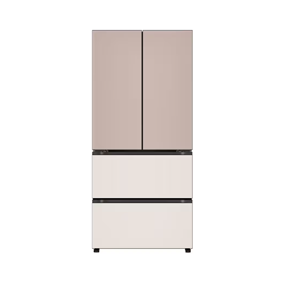 렌탈(소유권이전) LG 디오스 김치냉장고 오브제컬렉션 김치톡톡 스탠드 480L 아몬드 토프(글라스) (Z484GAG172S) 방문관리 Z484GAG172S_LG케어 렌탈 상품 대표 이미지