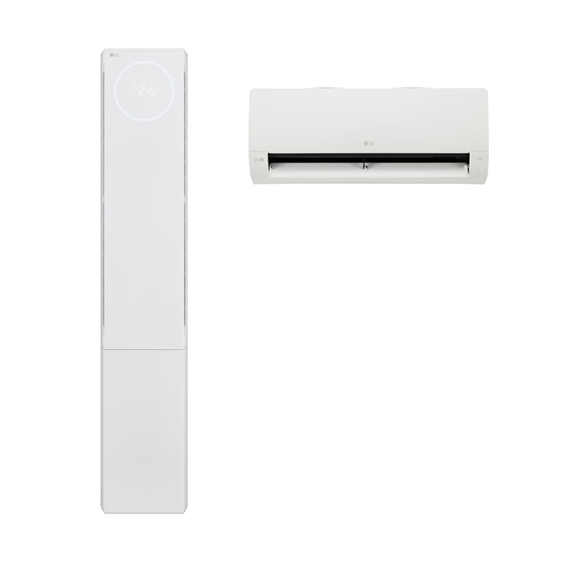 렌탈(소유권이전) LG 휘센 오브제컬렉션 뷰2 2시리즈 에어컨 2in1 스탠드 22평 6평 벽걸이 단상 (FQ22FU2EA2(M)) 12개월 방문관리 (프리미엄) FQ22FU2EA2 프리미엄_LG케어 렌탈 상품 대표 이미지