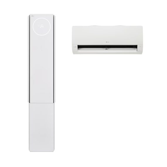 FQ22FV3EA2 라이트플러스_LG케어 LG 휘센 오브제컬렉션 뷰2 3시리즈 에어컨 2in1 스탠드 22평 벽걸이 6평 단상 (FQ22FV3EA2(M)) 12개월 방문관리 (라이트플러스) 렌탈 상품 대표 이미지