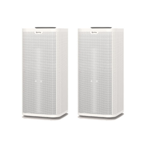 현대렌탈케어 큐밍 더케어 타워 에어렌 공기청정기 세트형(에어렌+에어렌) 24평형 (HQAV10340F) 방문관리 렌탈 상품 대표 이미지