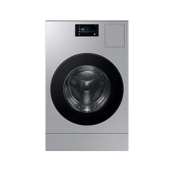 렌탈(소유권이전) 삼성 세탁기 Bespoke AI 콤보 세탁25kg 건조18kg (WD90F25AHT) 실버스틸 WD90F25AHT 렌탈 상품 대표 이미지