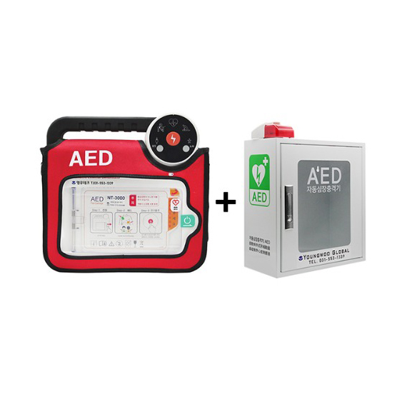 렌탈(소유권이전) 나눔테크 자동 심장충격기 제세동기 (NT-3000) 벽걸이형 NT-3000_벽걸이형 렌탈 상품 대표 이미지