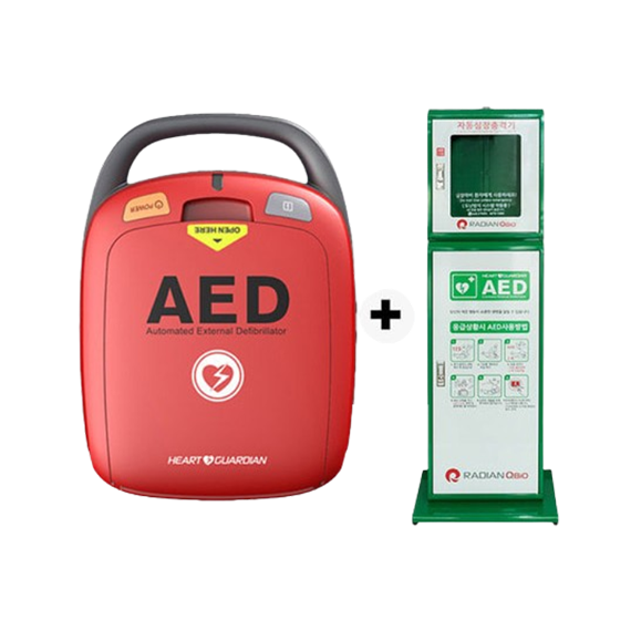 렌탈(소유권이전) 라디안큐바이오 자동 심장충격기 심장제세동기 (HR-501) 스탠드형 HR-501_스탠드형 렌탈 상품 이미지