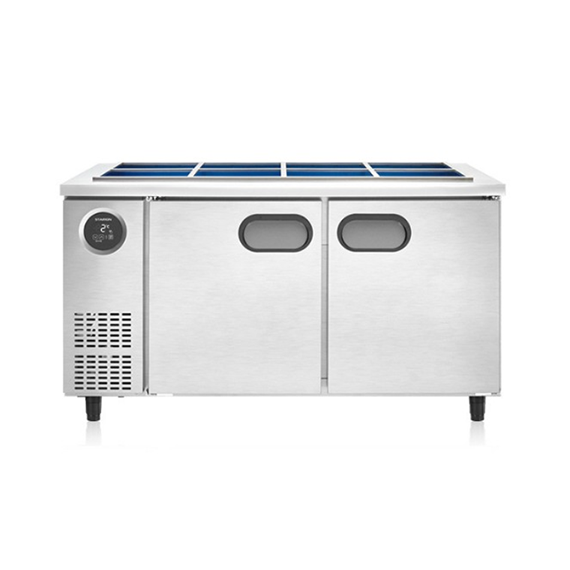 렌탈(소유권이전) 스타리온 업소용냉장고 반찬냉장고 1500 1/2 앞작업대 (SR-V15EIEVG) SR-V15EIEVG 렌탈 상품 대표 이미지