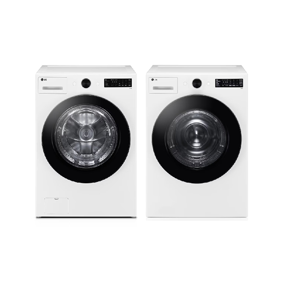 렌탈(소유권이전) (보람피플 올인원598 3구좌) LG 트롬 오브제컬렉션 세탁기 21kg + LG 트롬 오브제컬렉션 건조기 19kg 상조가전 FG21WN_RG19WN_3구좌 렌탈 상품 대표 이미지