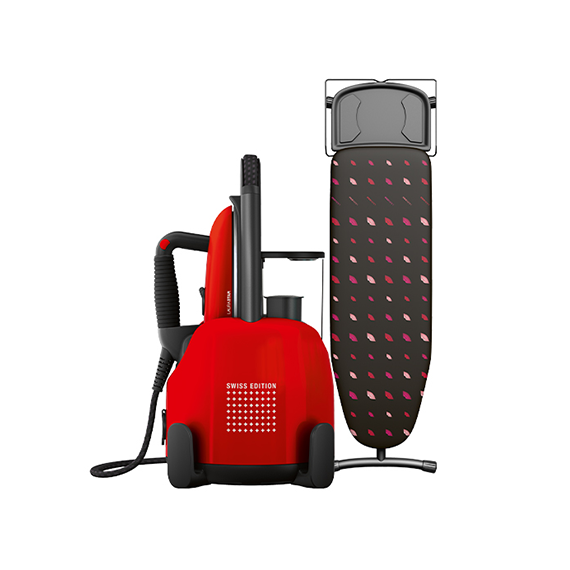 렌탈(소유권이전) (보람피플 올인원598 2구좌) 로라스타 스위스 프리미엄 의류관리기 스팀다리미 LIFT plus 레드+정품 립스 다리미판 구성 상조가전 LIFT plus 레드_정품 립스 다리미판_2구좌 렌탈 상품 대표 이미지