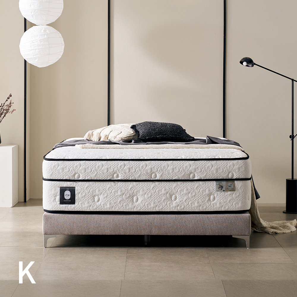 렌탈(소유권이전) 쉐우드 카발리 CAVALLI Luxe 440 말총 양모 독립스프링 프리미엄 매트리스 K (킹) 카발리 CAVALLI Luxe 440 말총 양모 독립스프링 프리미엄 매트리스 K (킹) 렌탈 상품 대표 이미지