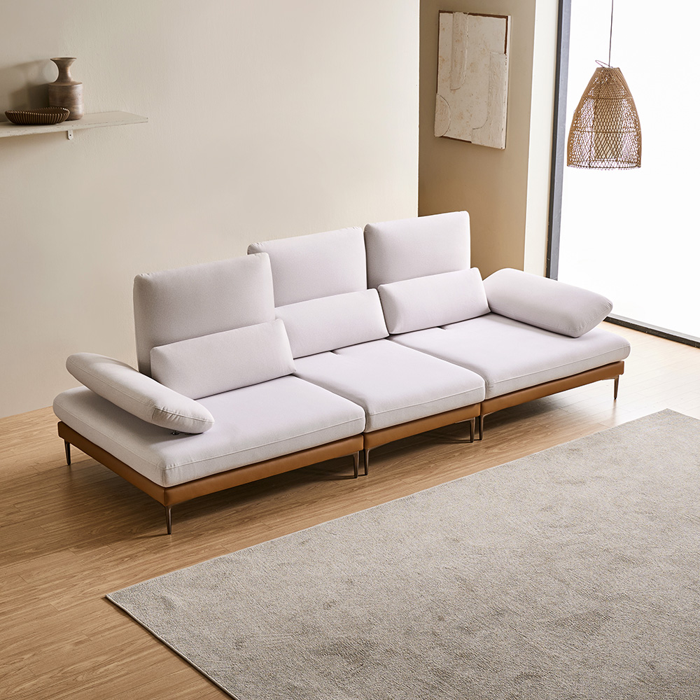 비오라 3.5인용 블렌트 패브릭 기능성 스윙 소파 쉐우드 비오라 3.5인용 블렌트 패브릭 기능성 스윙 소파 렌탈 상품 이미지