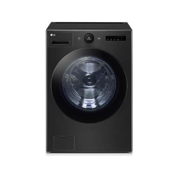 렌탈(소유권이전) LG 세탁기 트롬 오브제컬렉션 24kg (FX24KNT) 스페이스 블랙 FX24KNT 렌탈 상품 대표 이미지