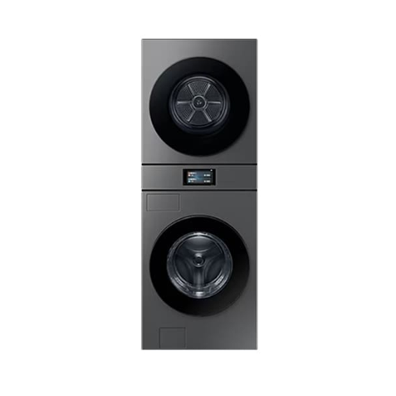 렌탈(소유권이전) 삼성 세탁기+건조기 Bespoke AI 원바디 25kg 22kg (WH90F2522AAHS) 다크스틸 WH90F2522AAHS 렌탈 상품 대표 이미지