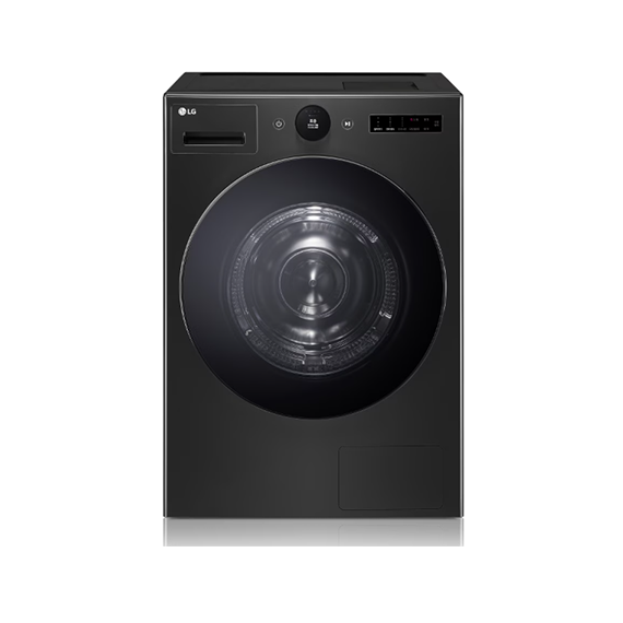 RD25KS 12개월_LG케어 LG 건조기 트롬 AI 오브제컬렉션 25kg (RD25KS) 스페이스 블랙 12개월 방문관리 렌탈 상품 대표 이미지
