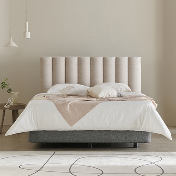 청호 스프링에어 프레임 FB (패브릭 볼륨헤드) 퀸 Q 렌탈 상품 대표 이미지