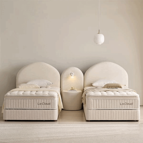 블룸 호텔식 침대 패키지 세트 트윈 라클라우드 블룸 호텔식 침대 패키지 세트 트윈 (그레이 or 크림화이트) 렌탈 상품 이미지