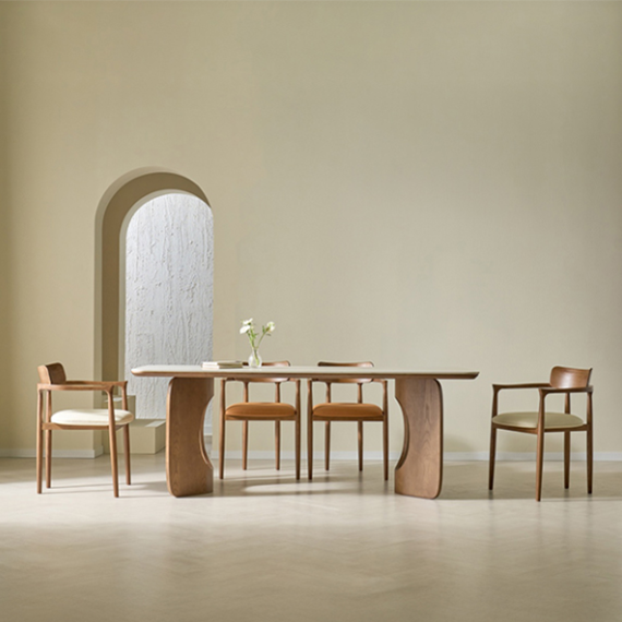 로엔 4인 1600 식탁 SET 헨지디자인 로엔 4인 포세린 식탁 1600 세트 (의자4) 렌탈 상품 대표 이미지