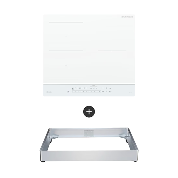BEF3ANSLEC 자가관리_LG케어 LG 전기레인지 인덕션 오브제 8.5cm 케이스결합 스탠딩 (BEF3ANSLEC) 자가관리 렌탈 상품 이미지