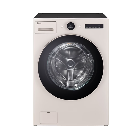 렌탈(소유권이전) LG 트롬 오브제컬렉션 워시콤보 세탁25kg 건조15kg 네이처 베이지 (FH25ESE) 12개월 방문관리 FH25ESE 12개월_LG케어 렌탈 상품 대표 이미지
