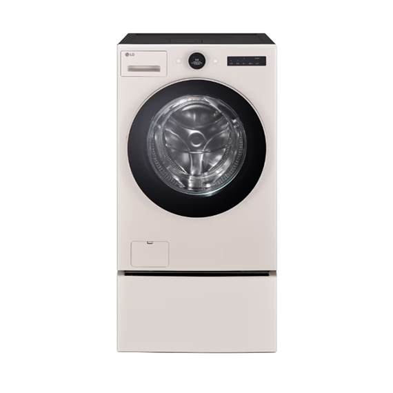 렌탈(소유권이전) LG 트롬 오브제컬렉션 워시콤보 + 미니워시 set 세탁25kg 건조15kg 네이처 베이지 (FH25ESEFX) 6개월 방문관리 FH25ESEFX 6개월_LG케어 렌탈 상품 대표 이미지