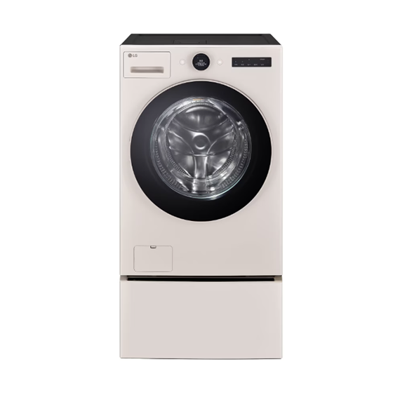 렌탈(소유권이전) LG 트롬 오브제컬렉션 워시콤보 키높이수납함 세탁25kg 건조15kg 네이처 베이지 (FH25ESEF) 6개월 방문관리 FH25ESEF 6개월_LG케어 렌탈 상품 대표 이미지