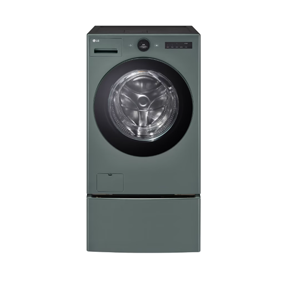 렌탈(소유권이전) LG 트롬 오브제컬렉션 워시콤보 + 미니워시 set 세탁25kg 건조15kg 네이처 그린 (FH25GSGX) 6개월 방문관리 FH25GSGX 6개월_LG케어 렌탈 상품 대표 이미지