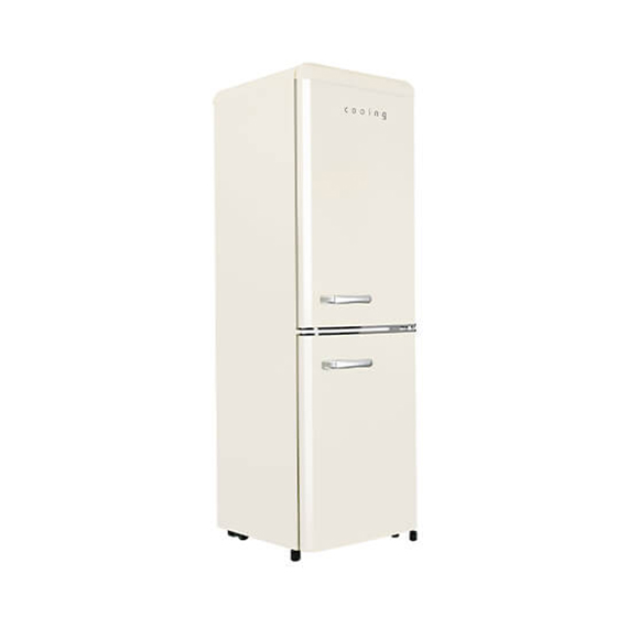 쿠잉 일반형 레트로 냉장고 (REF-C153) 크림 렌탈 상품 대표 이미지