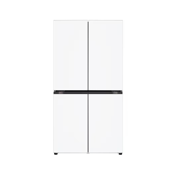 렌탈(소유권이전) (보람피플 올인원598 2구좌) LG 디오스 오브제컬렉션 베이직 냉장고 870L 크림 화이트 (T875MHH012) 상조가전 T875MHH012_2구좌 렌탈 상품 대표 이미지