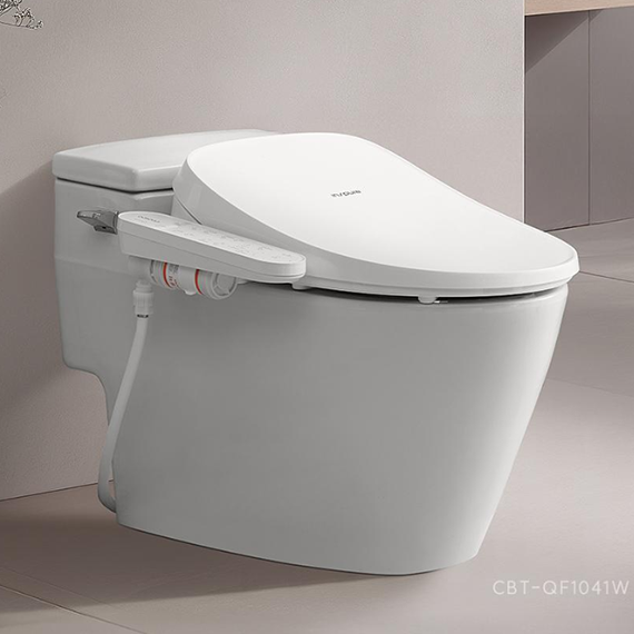 렌탈(소유권이전) 쿠쿠 인스퓨어 자동 물내림 비데 (CBT-QF1041W) 자가관리 CBT-QF1041W(자가관리) 렌탈 상품 대표 이미지