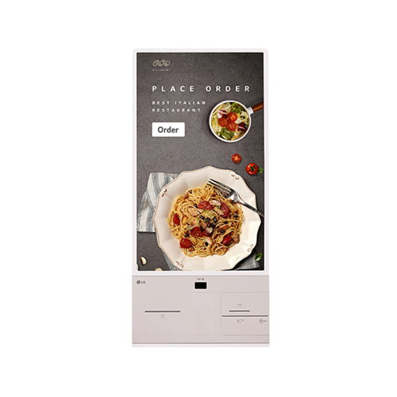 렌탈(소유권이전) 신성I&C 접근성강화 LG27 27인치 카드전용 키오스크 휠체어 스탠드 포함 접근성강화 키오스크_LG27 렌탈 상품 대표 이미지