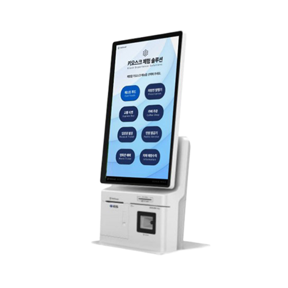 교육용 키오스크_TB21 신성I&C 교육용 키오스크 TB21 21인치 카드전용 렌탈 상품 이미지