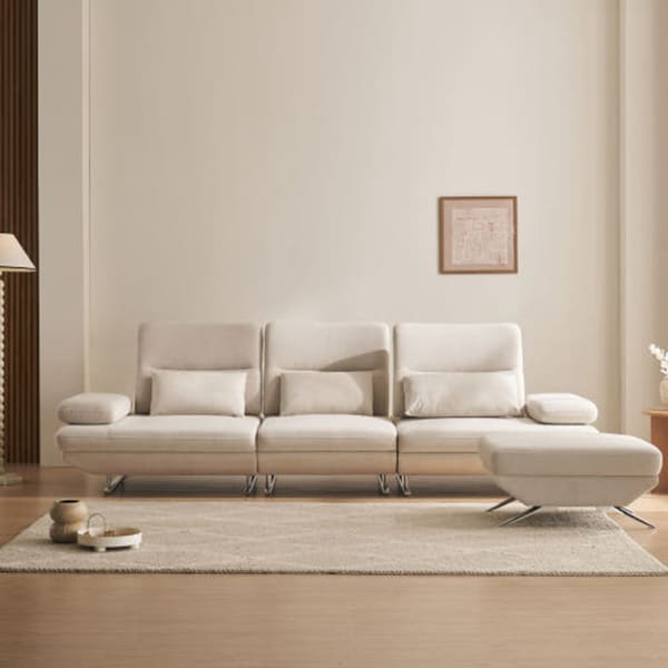 그랑블 4인 라클라우드 그랑블 스윙 기능성 패브릭 소파 4인용 (아이보리 or 그레이) (그랑블 4인) 렌탈 상품 대표 이미지